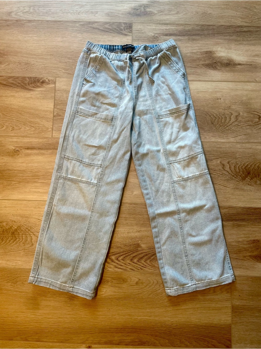 Vanilla Star Light blue Kids Jeans with Cargo Pockets